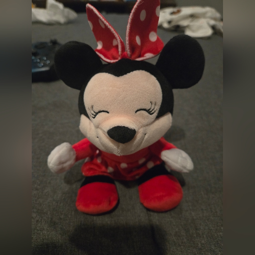 Minnie Mouse Plush Toy Red and Black